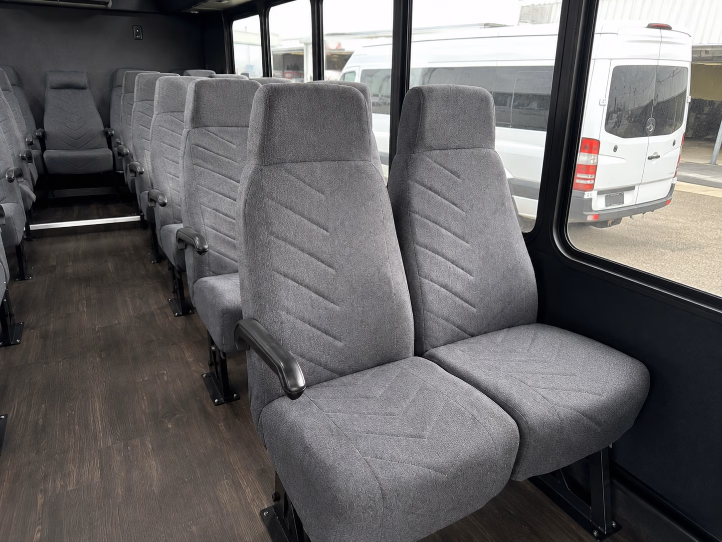 15 passenger minibus interior