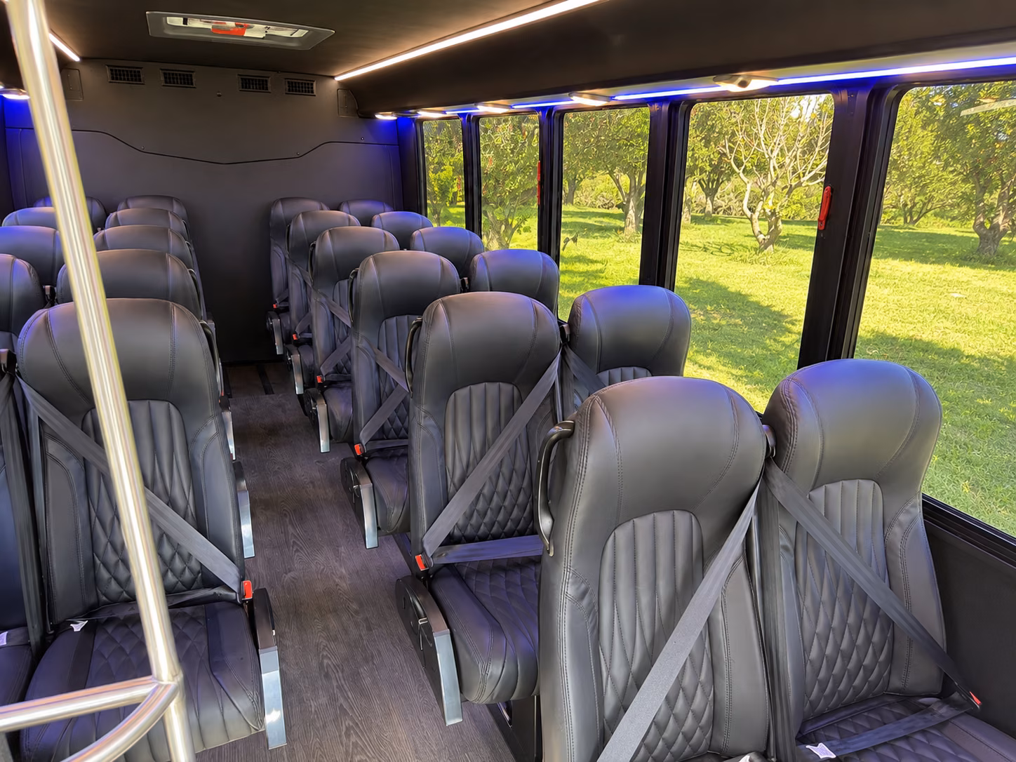 charter buses for westminster weddings at mountain view venues