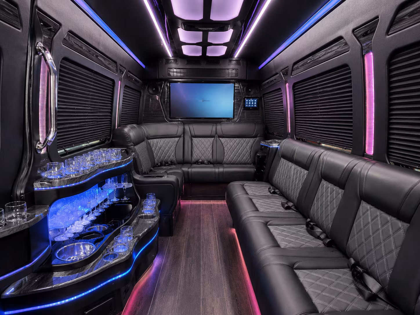 prom bus rentals covering westminster to downtown denver