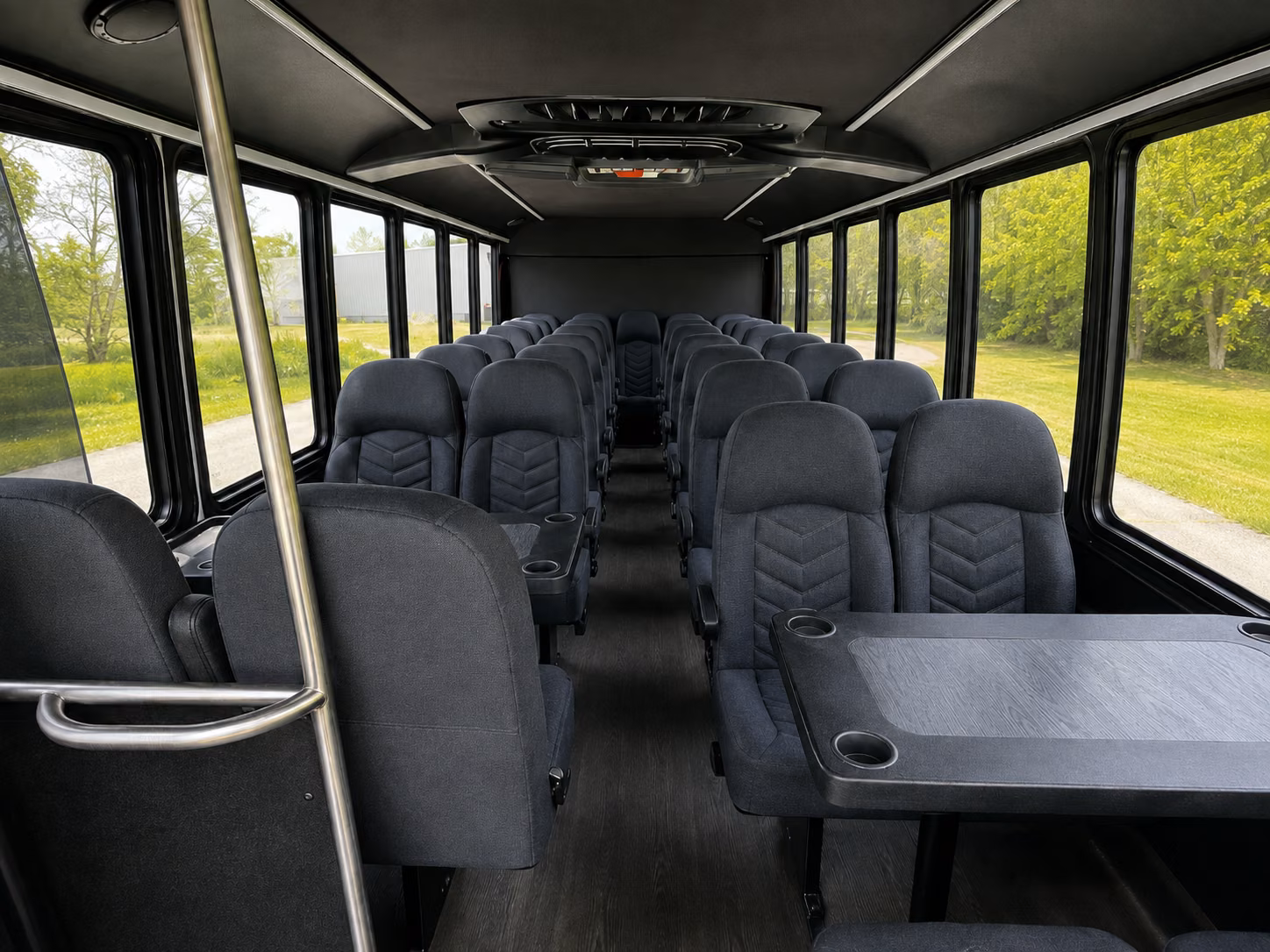 westminster 20 passenger minibus interior