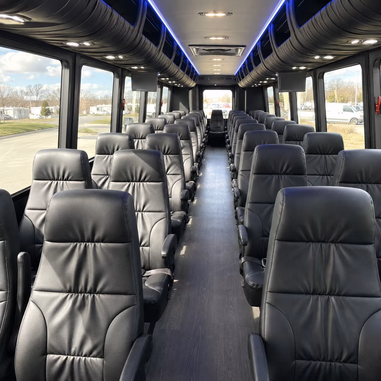 westminster 25 passenger minibus interior