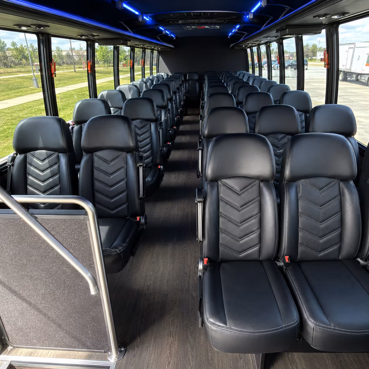 westminster 30 passenger minibus interior