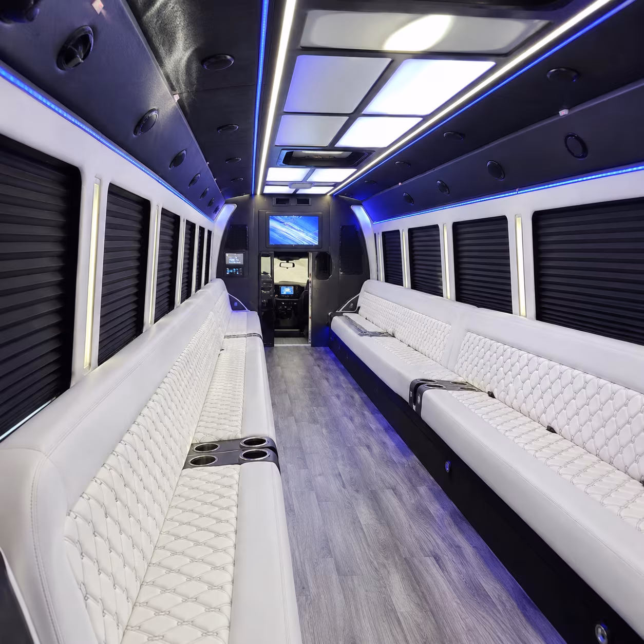 westminster party bus inside