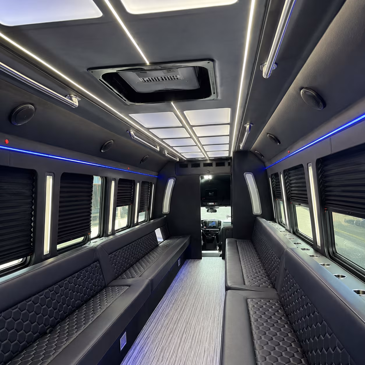 westminster party bus interior