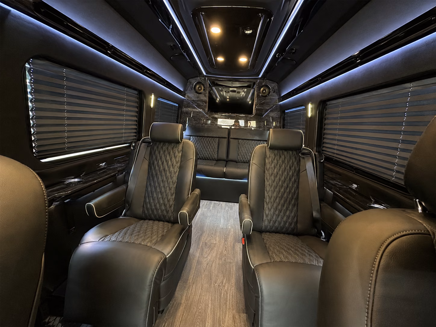 westminster sprinter van with driver interior
